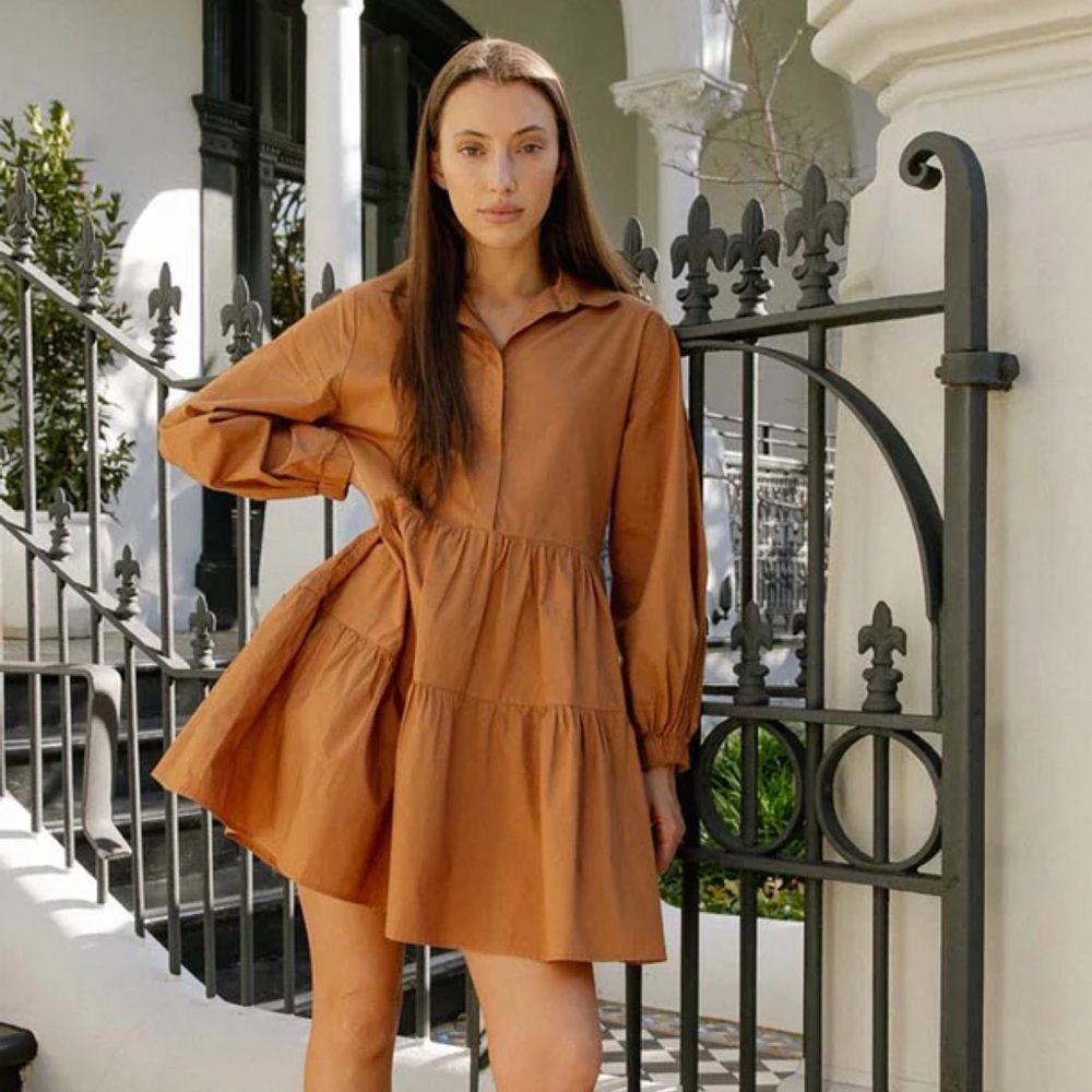 NWT‎ Young Fabulous & Broke Brooks Poplin Mini Dress